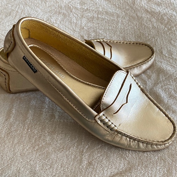 Eastland Metallic Gold Loafers - Picture 8 of 8